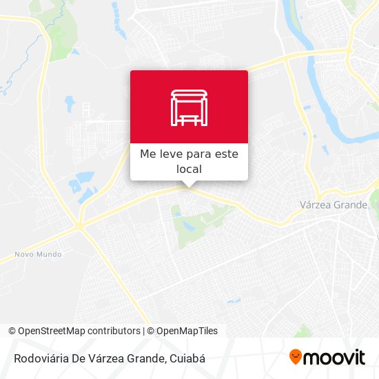 Rodoviária De Várzea Grande mapa