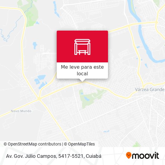 Av. Gov. Júlio Campos, 5417-5521 mapa