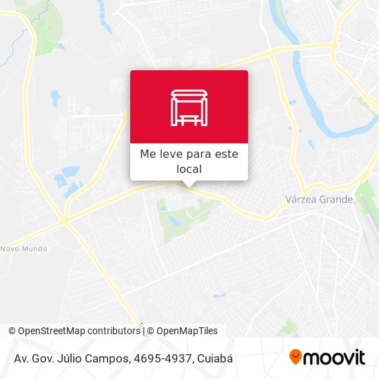 Av. Gov. Júlio Campos, 4695-4937 mapa