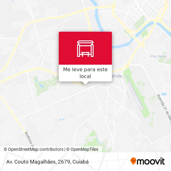 Av. Couto Magalhães, 2679 mapa