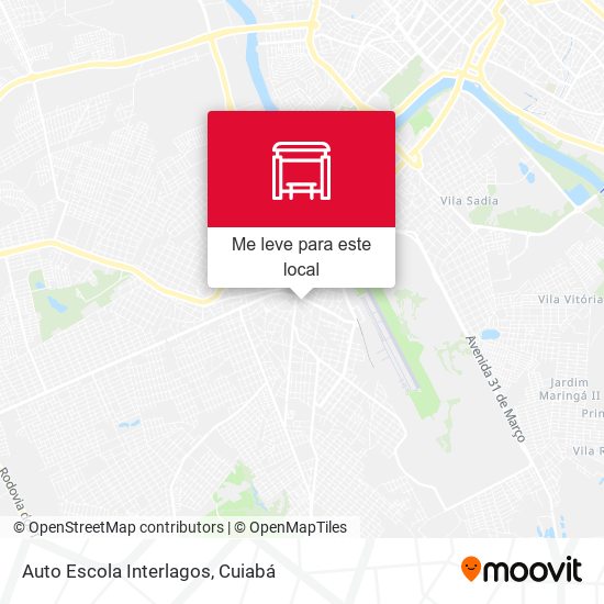 Auto Escola Interlagos mapa