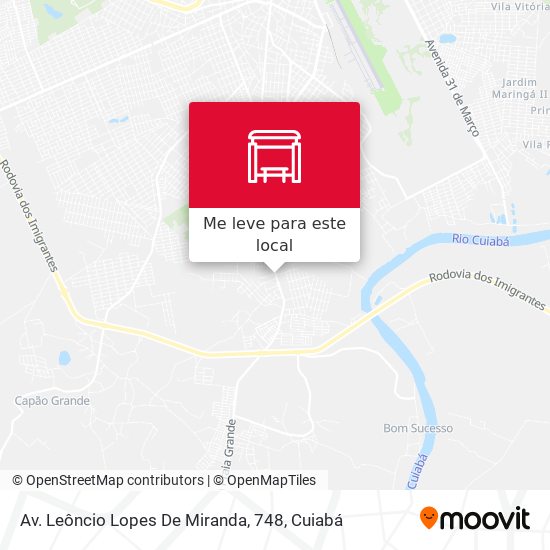 Av. Leôncio Lopes De Miranda, 748 mapa