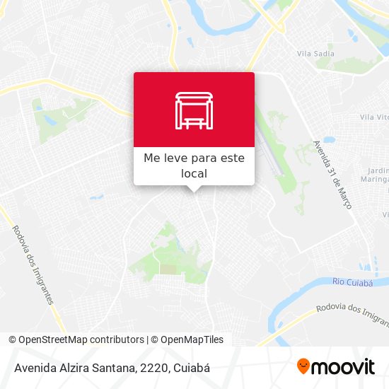 Avenida Alzira Santana, 2220 mapa