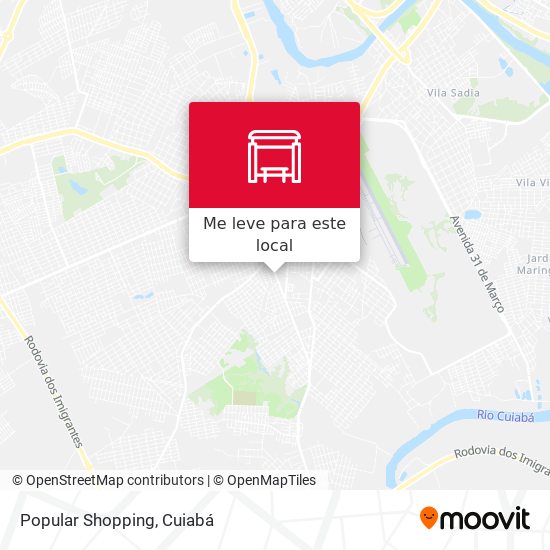 Popular Shopping mapa