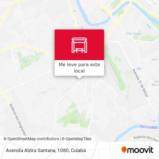 Avenida Alzira Santana, 1080 mapa