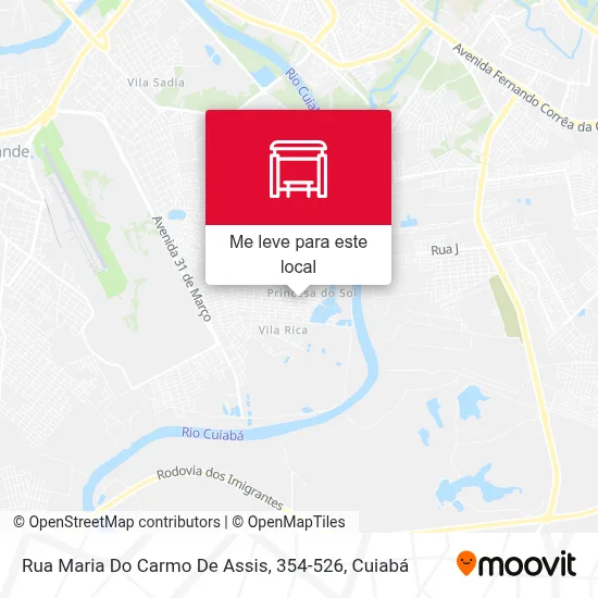 Rua Maria Do Carmo De Assis, 354-526 mapa