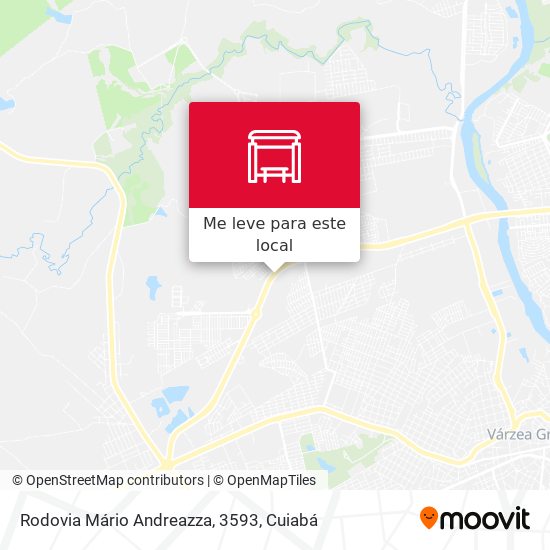 Rodovia Mário Andreazza, 3593 mapa