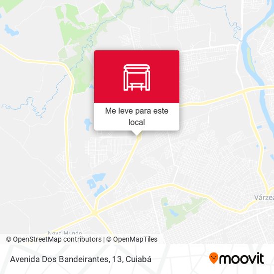Avenida Dos Bandeirantes, 13 mapa