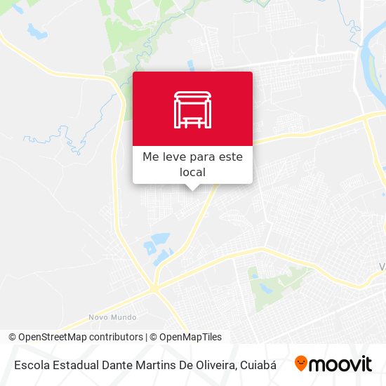 Escola Estadual Dante Martins De Oliveira mapa