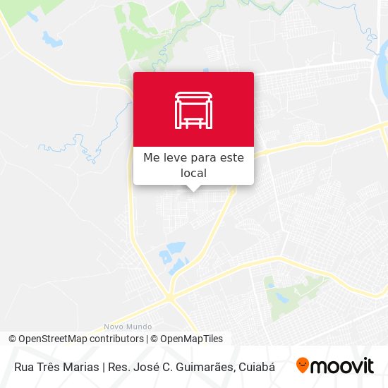 Rua Três Marias | Res. José C. Guimarães mapa