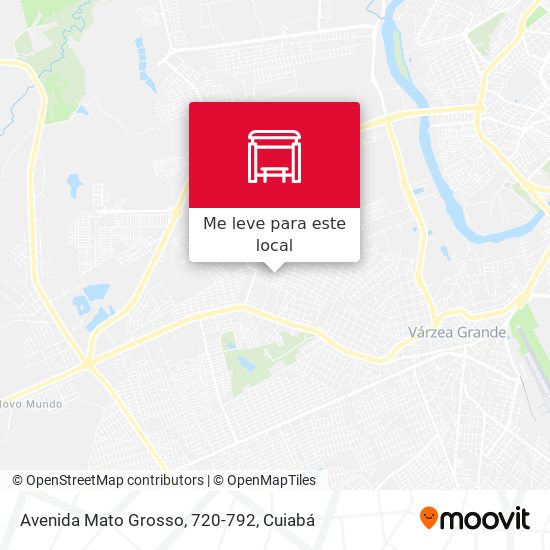 Avenida Mato Grosso, 720-792 mapa