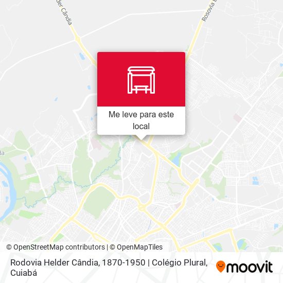 Rodovia Helder Cândia, 1870-1950 | Colégio Plural mapa