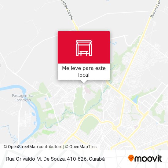 Rua Orivaldo M. De Souza, 410-626 mapa