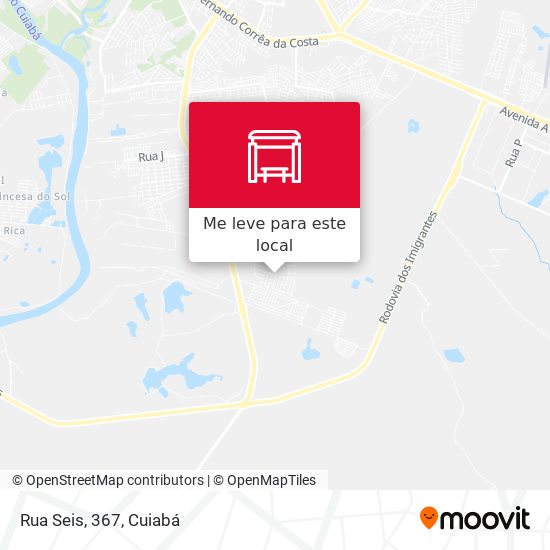 Rua Seis, 367 mapa