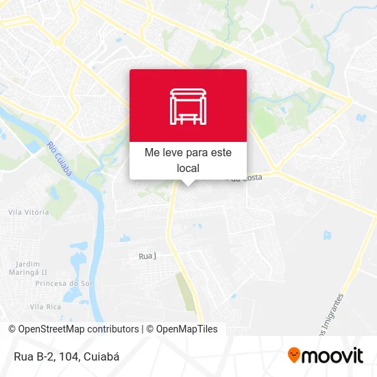 Rua B-2, 104 mapa
