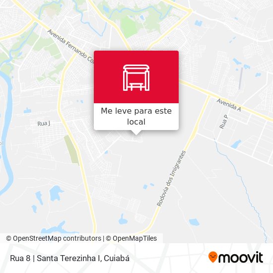 Rua 8 | Santa Terezinha I mapa