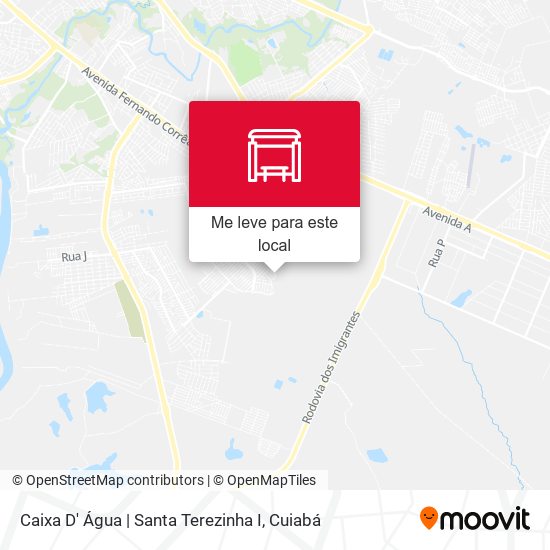 Caixa D' Água | Santa Terezinha I mapa