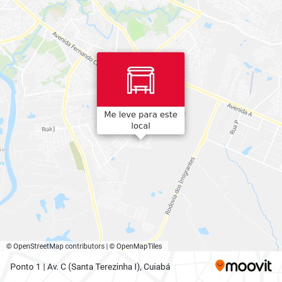 Ponto 1 | Av. C (Santa Terezinha I) mapa