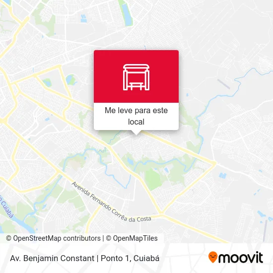 Av. Benjamin Constant | Ponto 1 mapa