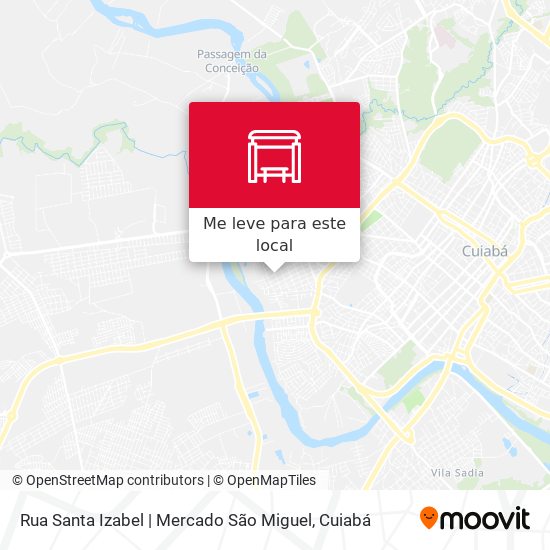 Rua Santa Izabel | Mercado São Miguel mapa