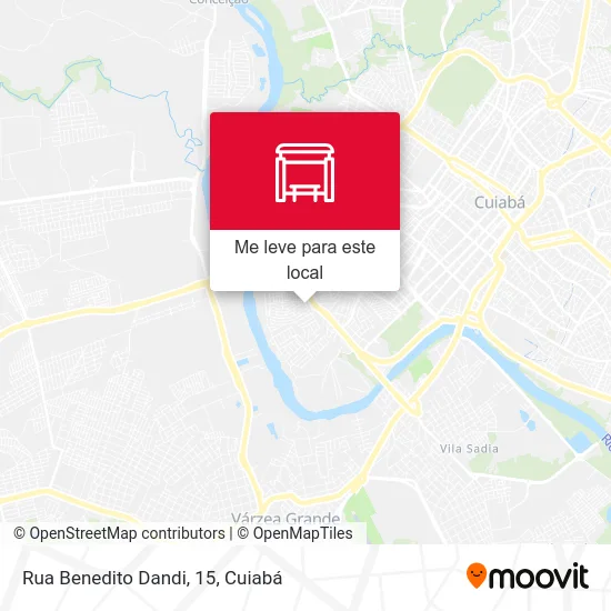Rua Benedito Dandi, 15 mapa