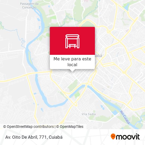 Av. Oito De Abril, 771 mapa