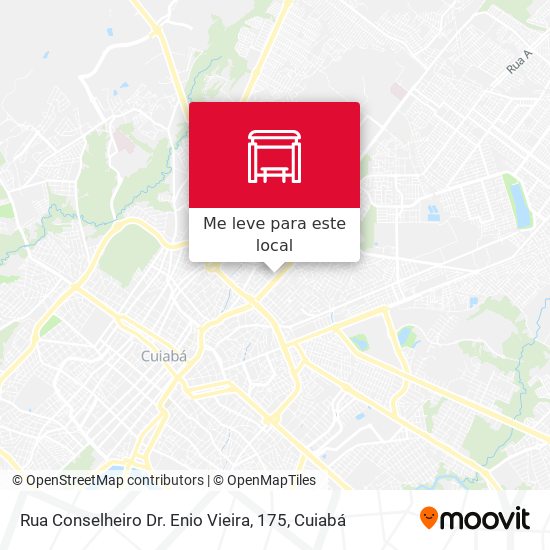 Rua Conselheiro Dr. Enio Vieira, 175 mapa