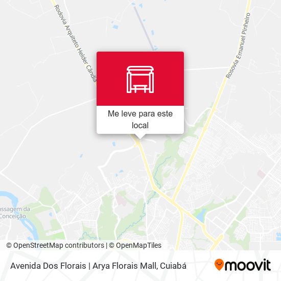Avenida Dos Florais | Arya Florais Mall mapa