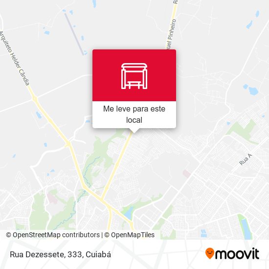 Rua Dezessete, 333 mapa