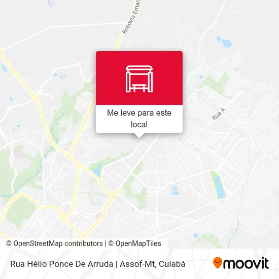 Rua Hélio Ponce De Arruda | Assof-Mt mapa