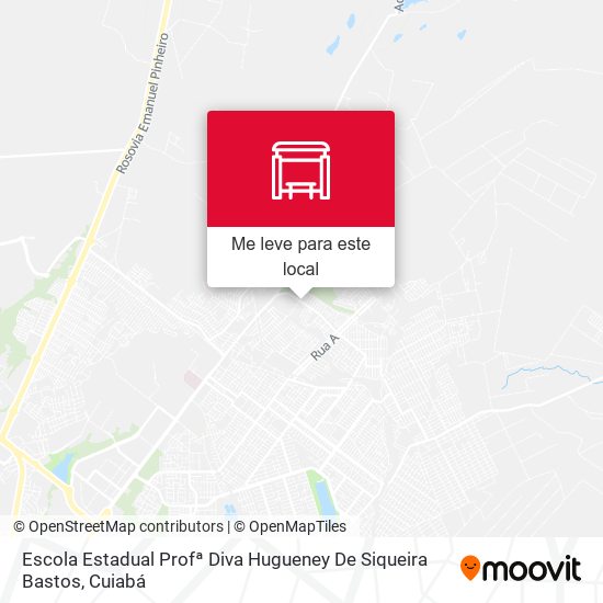 Escola Estadual Profª Diva Hugueney De Siqueira Bastos mapa