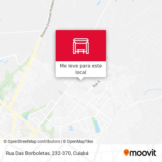 Rua Das Borboletas, 232-370 mapa