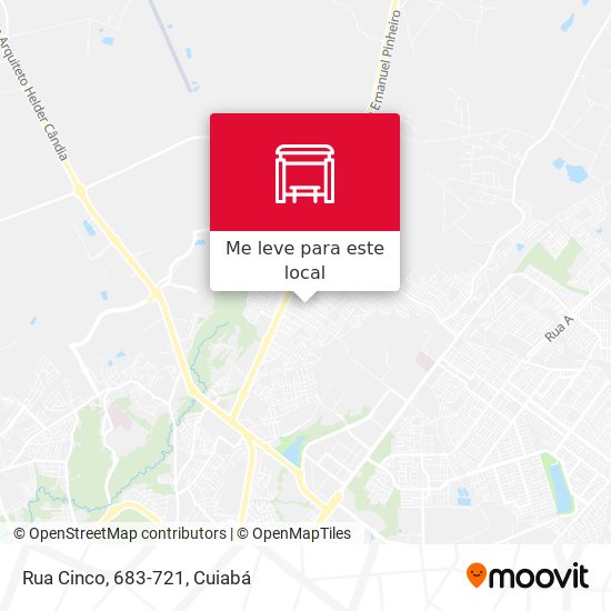 Rua Cinco, 683-721 mapa