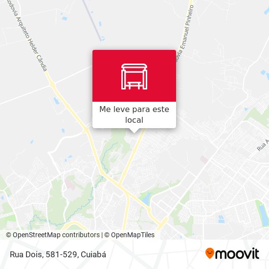 Rua Dois, 581-529 mapa