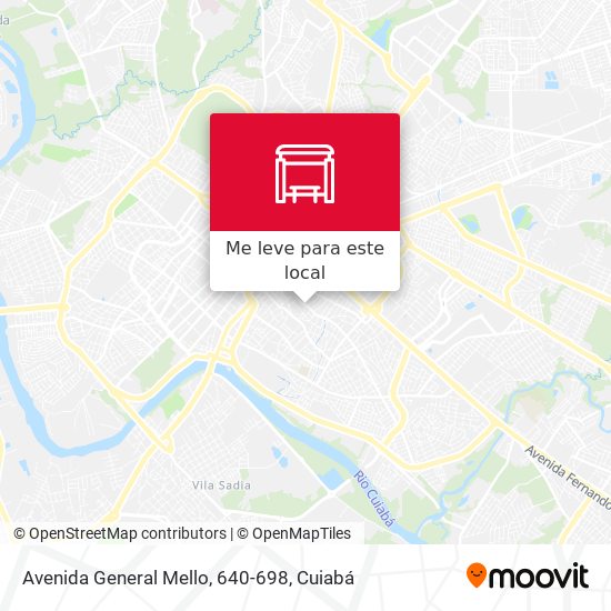 Avenida General Mello, 640-698 mapa