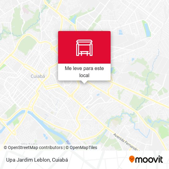 Upa Jardim Leblon mapa