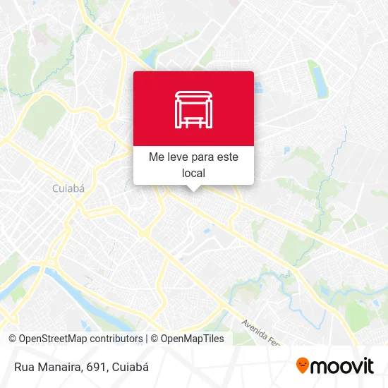 Rua Manaira, 691 mapa