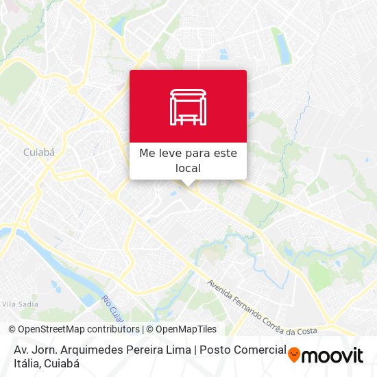 Av. Jorn. Arquimedes Pereira Lima | Posto Comercial Itália mapa