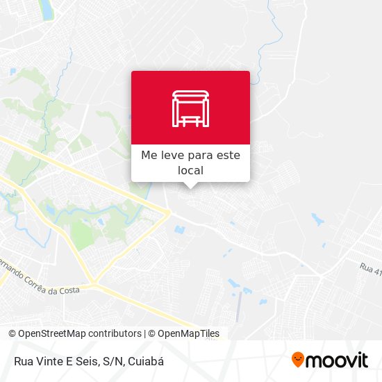Rua Vinte E Seis, S/N mapa