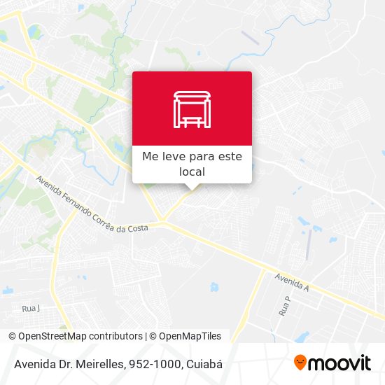 Avenida Dr. Meirelles, 952-1000 mapa