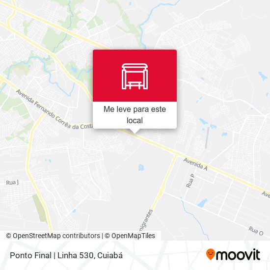 Ponto Final | Linha 530 mapa