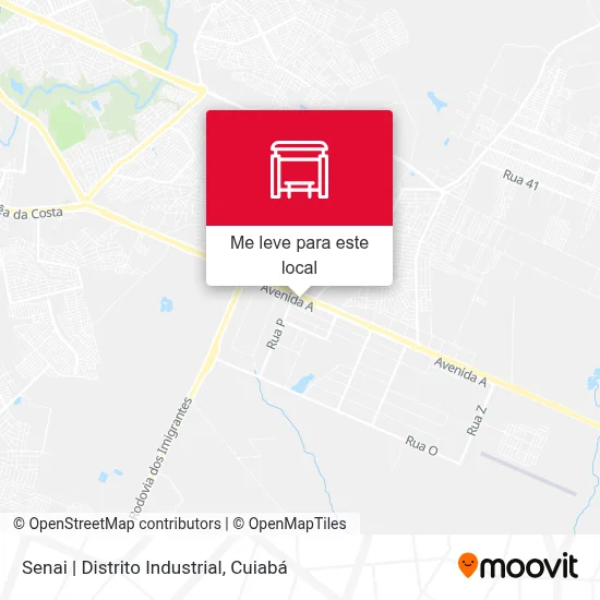 Senai | Distrito Industrial mapa