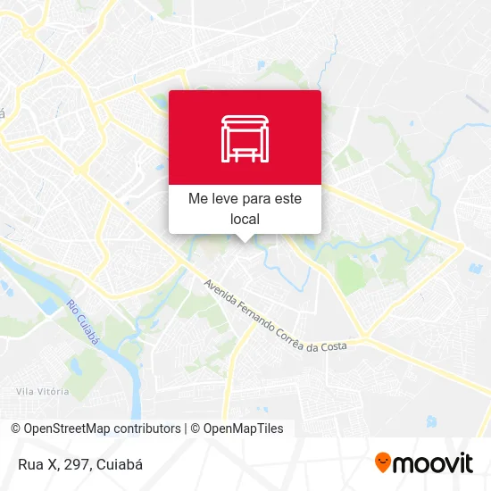 Rua X, 297 mapa