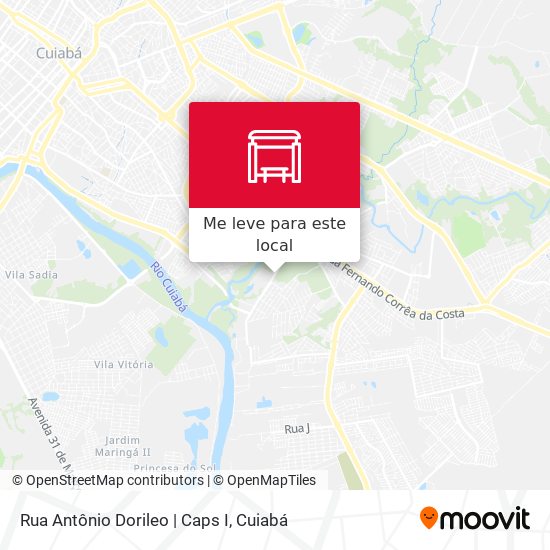 Rua Antônio Dorileo | Caps I mapa