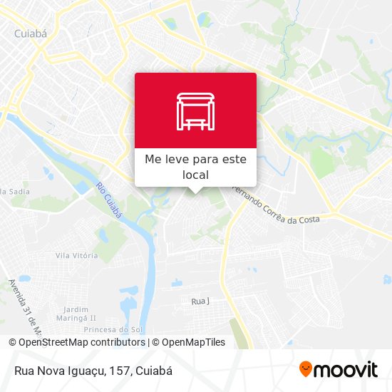 Rua Nova Iguaçu, 157 mapa