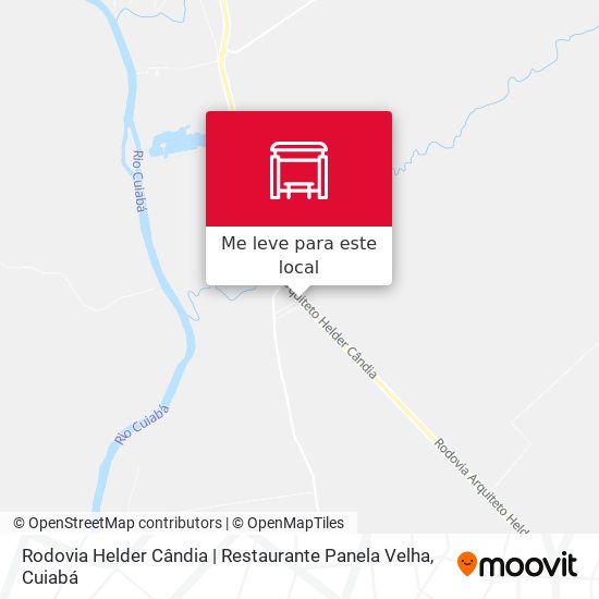 Rodovia Helder Cândia | Restaurante Panela Velha mapa