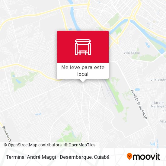 Terminal André Maggi | Desembarque mapa