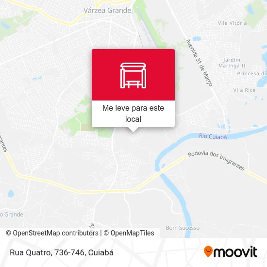 Rua Quatro, 736-746 mapa