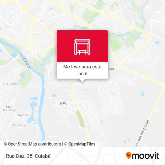 Rua Dez, 35 mapa