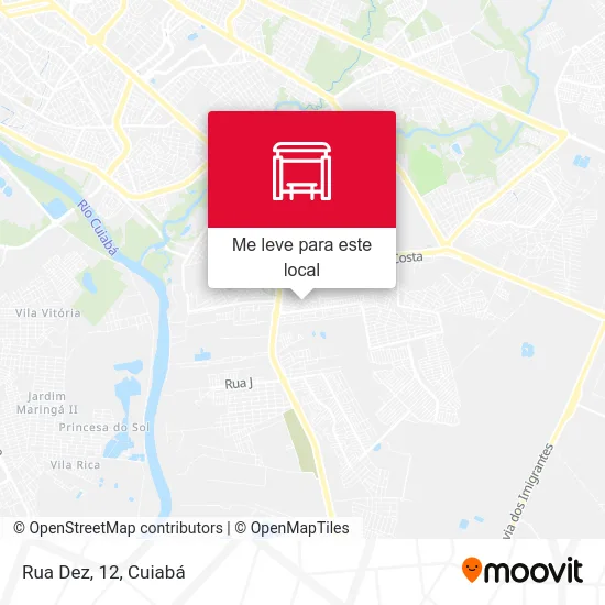 Rua Dez, 12 mapa
